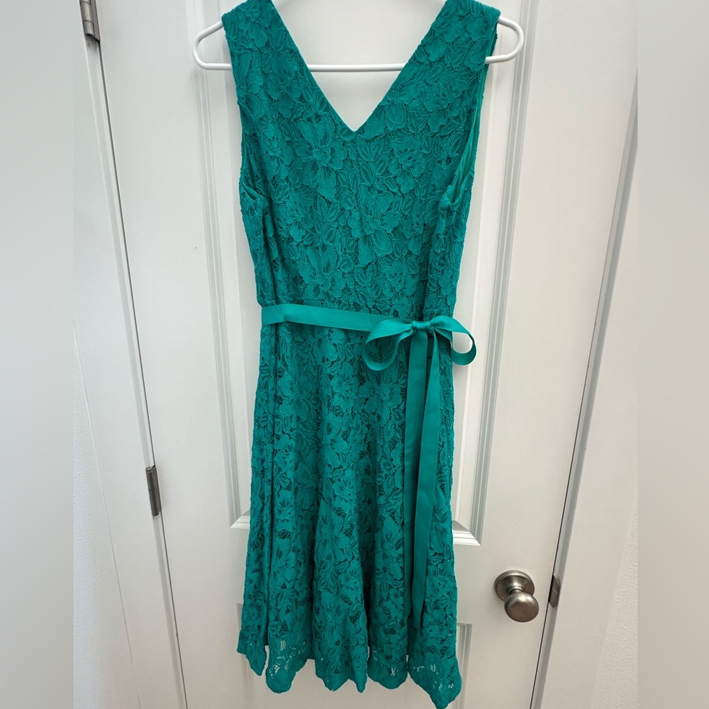 Lane Bryant Lace Dress with Bow Sash